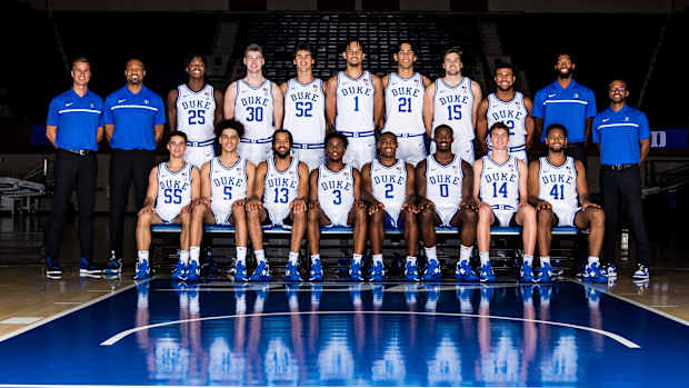 Picture of Duke basketball team.